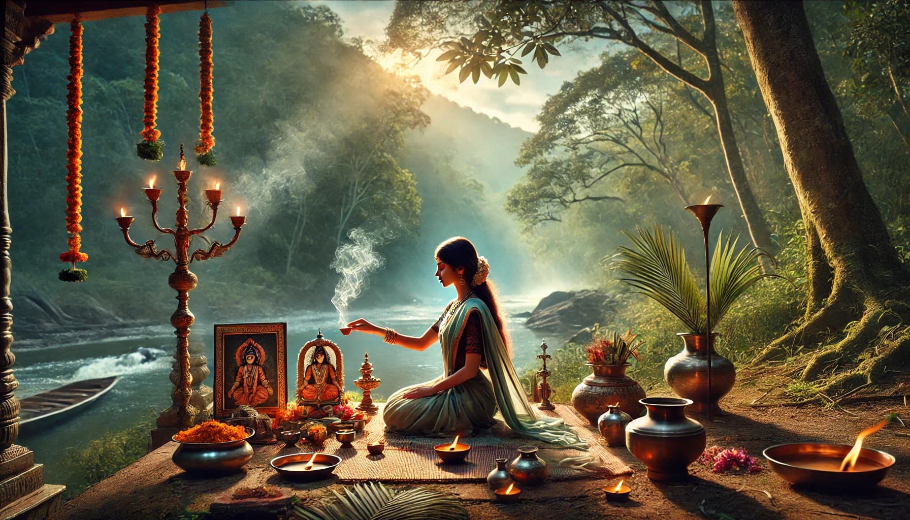 Puja Image - Outdoor Puja